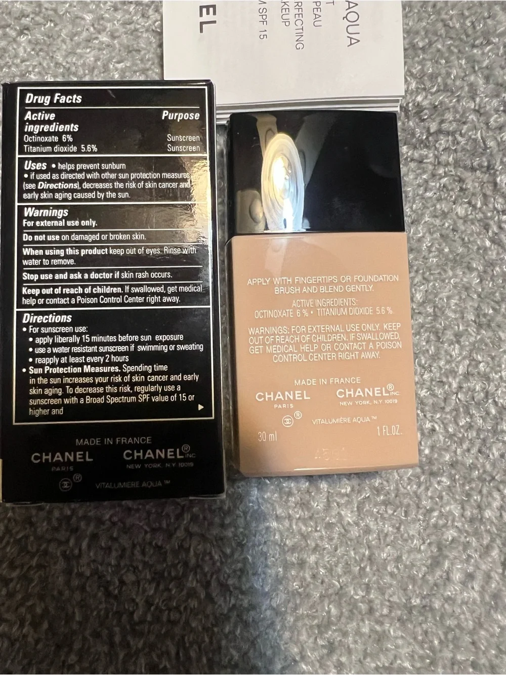 CHANEL Vitalumière Aqua Sunscreen Makeup - 10 Beige
